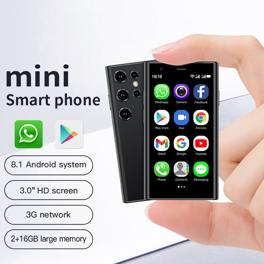Mini Smart Small Mobile Phone 30 Screen 2G 16G Android 3G Network WIFI
