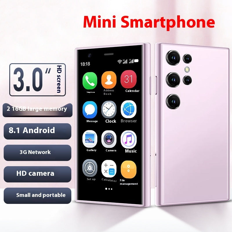 Mini Smart Small Mobile Phone 30 Screen 2G 16G Android 3G Network WIFI