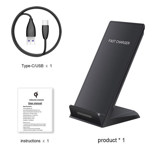 Vertical Wireless Charger Supports QI Charging